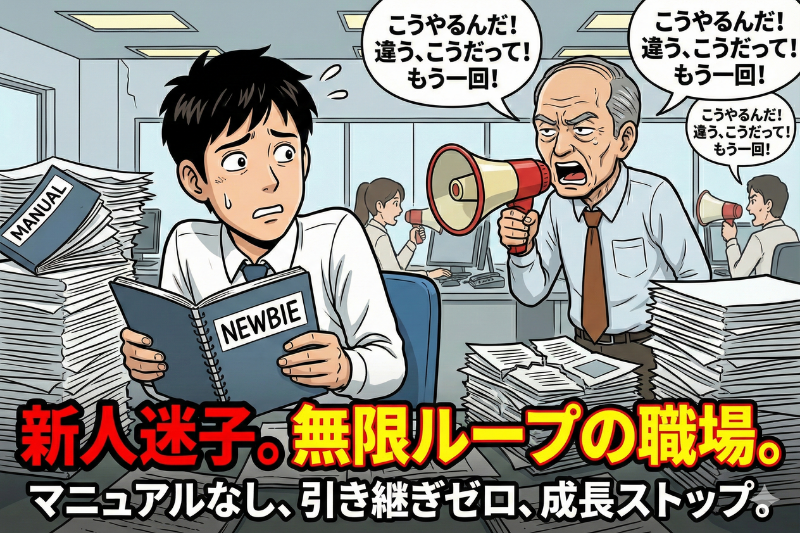 新人に同じ説明を何度もしてしまう会社の共通点