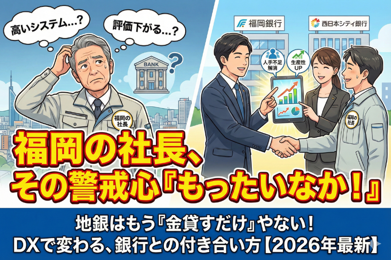 福岡の「地元の銀行」にDXの相談をしても大丈夫？