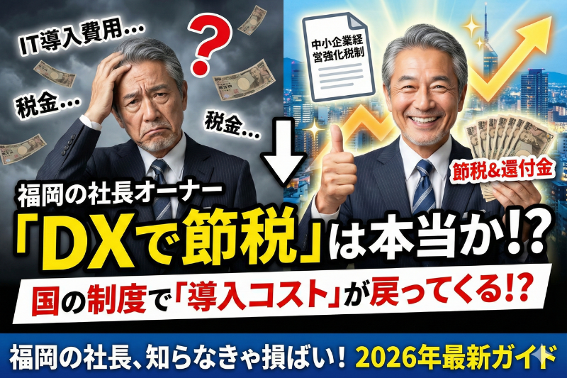 「DXで節税」は本当か？中小企業経営強化税制の活用ガイド
