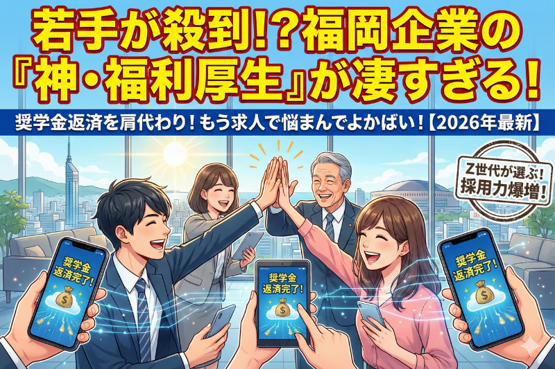 奨学金返済を会社が肩代わり。若手が食いつく「デジタル福利厚生」