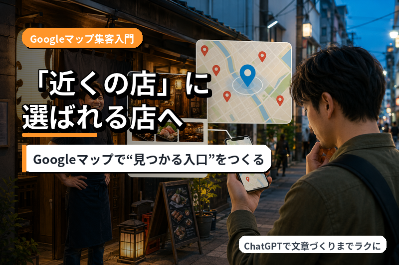 「近くの居酒屋」で出てこない飲食店へ｜Googleマップ集客入門